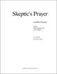 Skeptic's Prayer SATB choral sheet music cover
